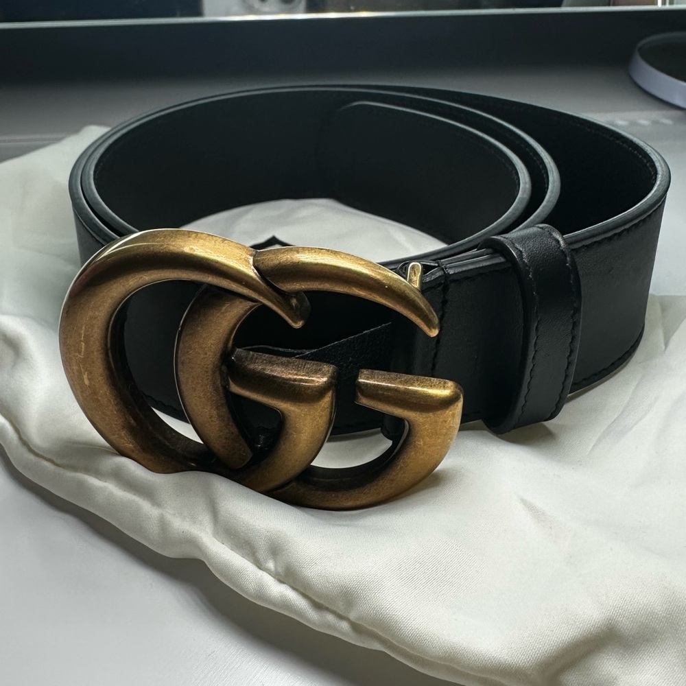 GG Marmont Wide Belt